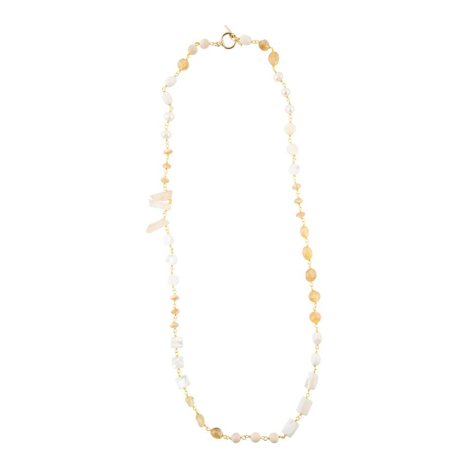 Precious Pearl and Crystal Necklace - Barse Jewelry