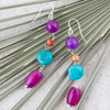 Prescott Blue Magnesite Sterling Silver Drop Earrings - Barse Jewelry