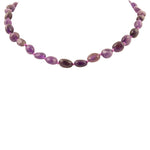 Purple Amethyst Nugget Knotted Necklace - Barse Jewelry