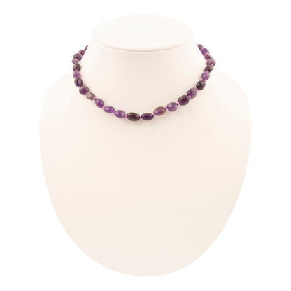 Purple Amethyst Nugget Knotted Necklace - Barse Jewelry