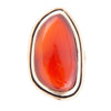 Red Carnelian Golden Statement Ring - Barse Jewelry