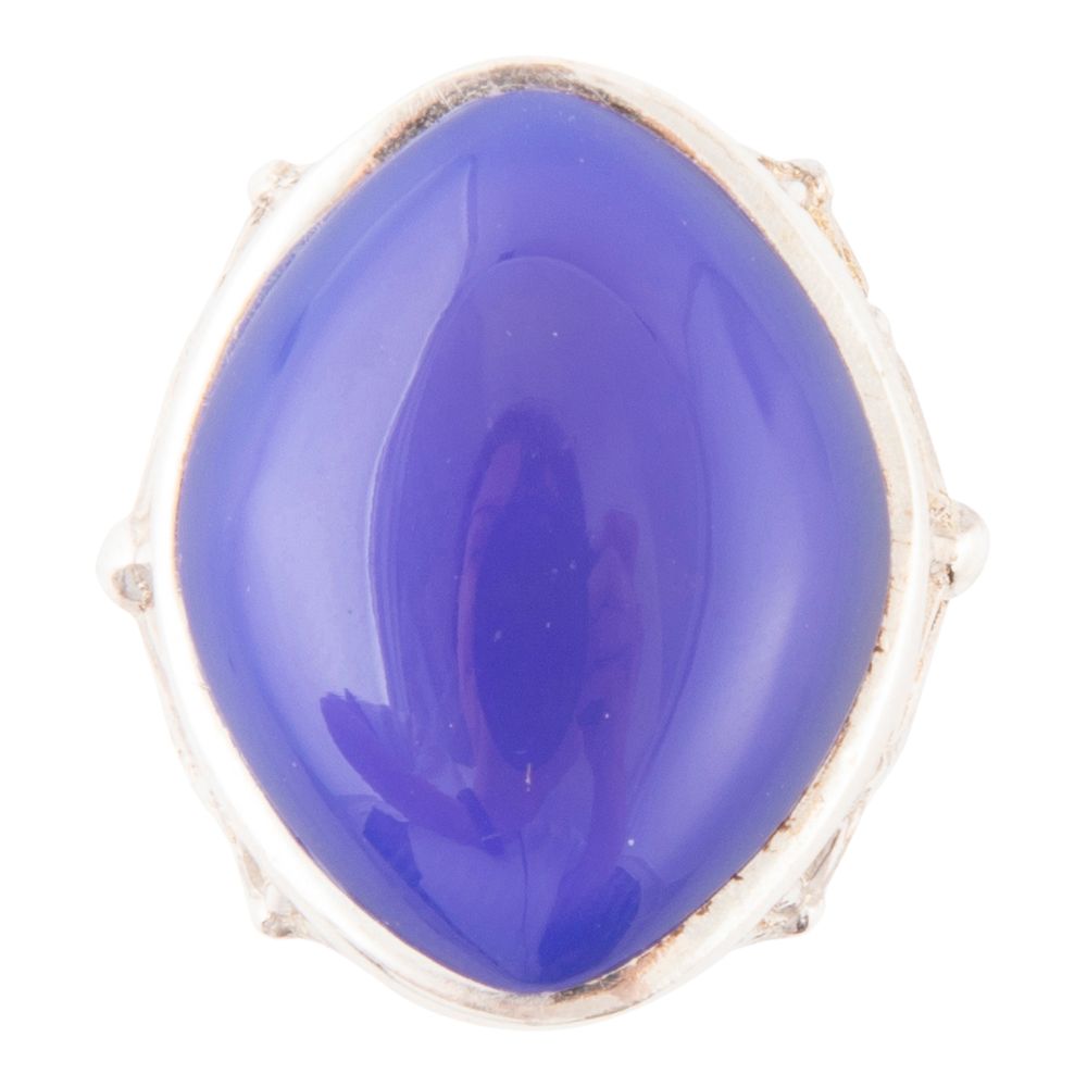 Regatta Blue Agate and Sterling Silver Ring - Barse Jewelry
