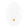 River Rocks Orange Quartz and Golden Bronze Necklace - Barse Jewelry