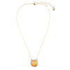 River Rocks Orange Quartz and Golden Bronze Necklace - Barse Jewelry