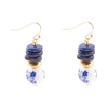 Santorini Cobalt Blue Lapis Drop Earrings - Barse Jewelry