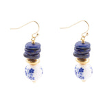 Santorini Cobalt Blue Lapis Drop Earrings - Barse Jewelry