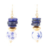 Santorini Cobalt Blue Lapis Drop Earrings - Barse Jewelry