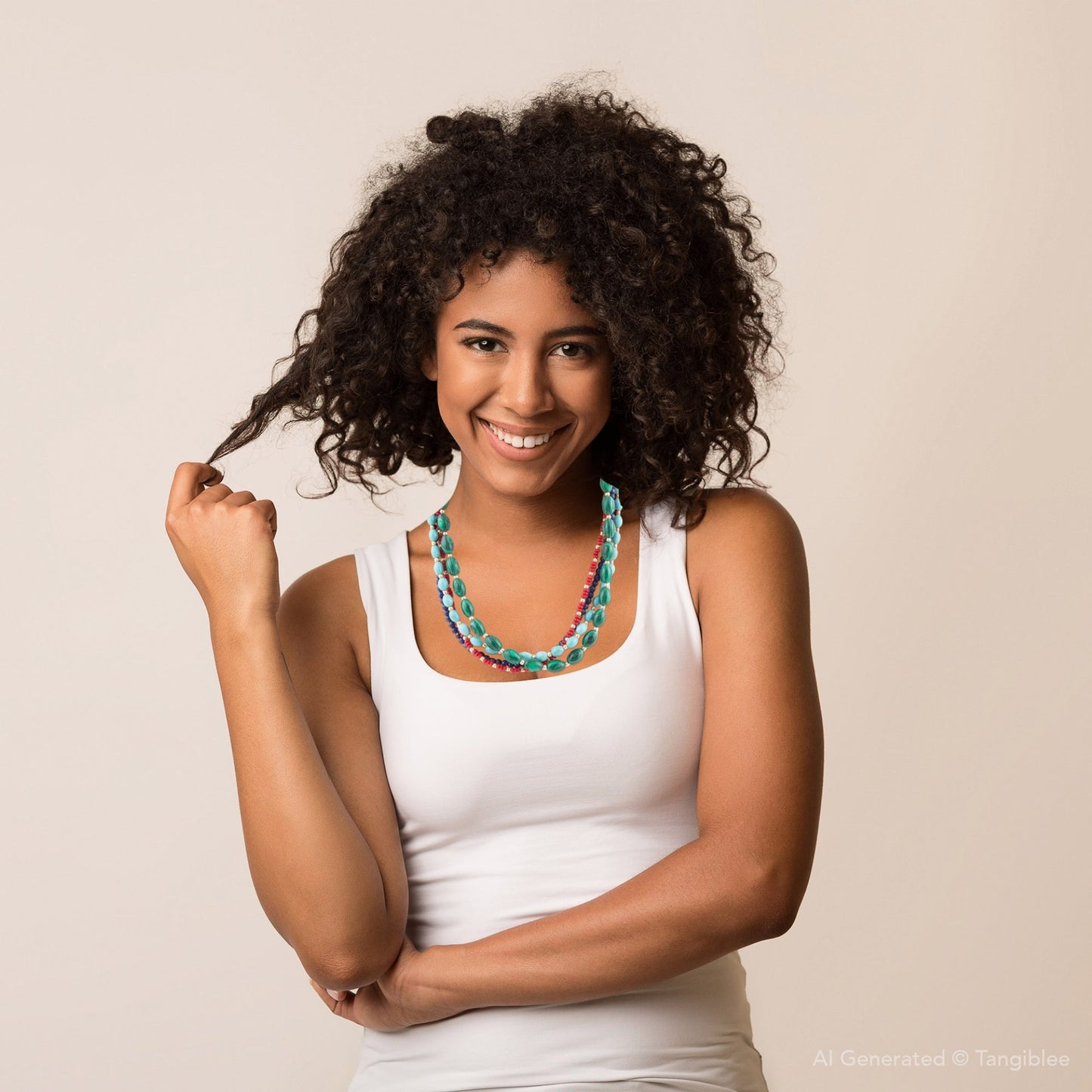 Scarsdale Multi Stone Colorful Statement Necklace - Barse Jewelry