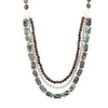 Sepia Sea Green Abalone Sterling Silver Strand Necklace - Barse Jewelry