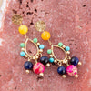 Serape Multistone Post Earring - Barse Jewelry