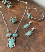 Shielded Turquoise and Sterling Silver Necklace - Barse Jewelry