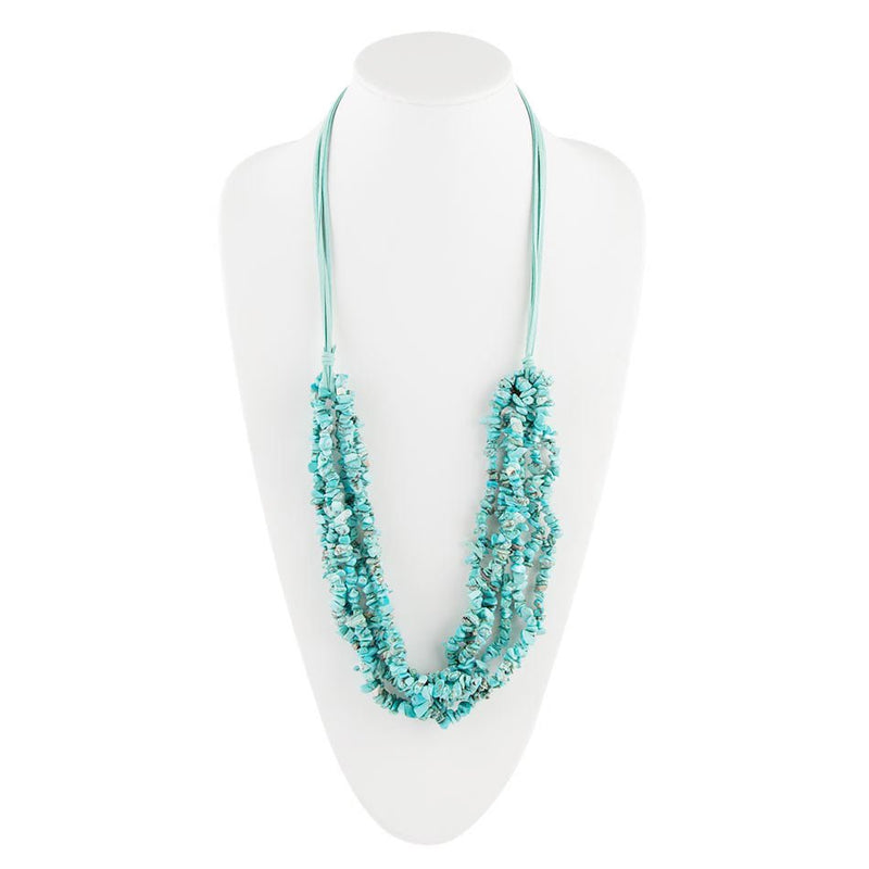 Six Strand Magnesite Necklace - Barse Jewelry