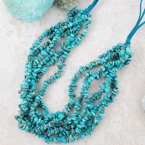 Six Strand Magnesite Necklace - Barse Jewelry