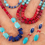 Southwest Mix Multistone Necklace - Barse Jewelry