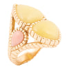 Stargazer Green Jasper Golden Statement Ring - Barse Jewelry