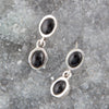 Sterling Silver Black Onyx Drop Earrings - Barse Jewelry