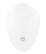 Sterling Silver Engraved Heart Pendant Neckalce - Barse Jewelry