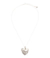 Sterling Silver Engraved Heart Pendant Neckalce - Barse Jewelry