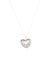 Sterling Silver Engraved Heart Pendant Neckalce - Barse Jewelry