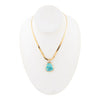 Turquoise Baron Snake Chain Pendant Necklace - Barse Jewelry