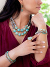 Turquoise Triangle Ring - Barse Jewelry