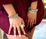 Turquoise Triangle Ring - Barse Jewelry