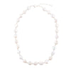 White Fresh Water Pearl Sterling Silver Necklace - Barse Jewelry