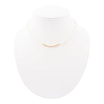 White Mother of Pearl Golden Bar Necklace - Barse Jewelry