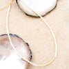 White Mother of Pearl Golden Bar Necklace - Barse Jewelry