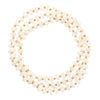 White Mother of Pearl Golden Stretch Bracelet Set - Barse Jewelry