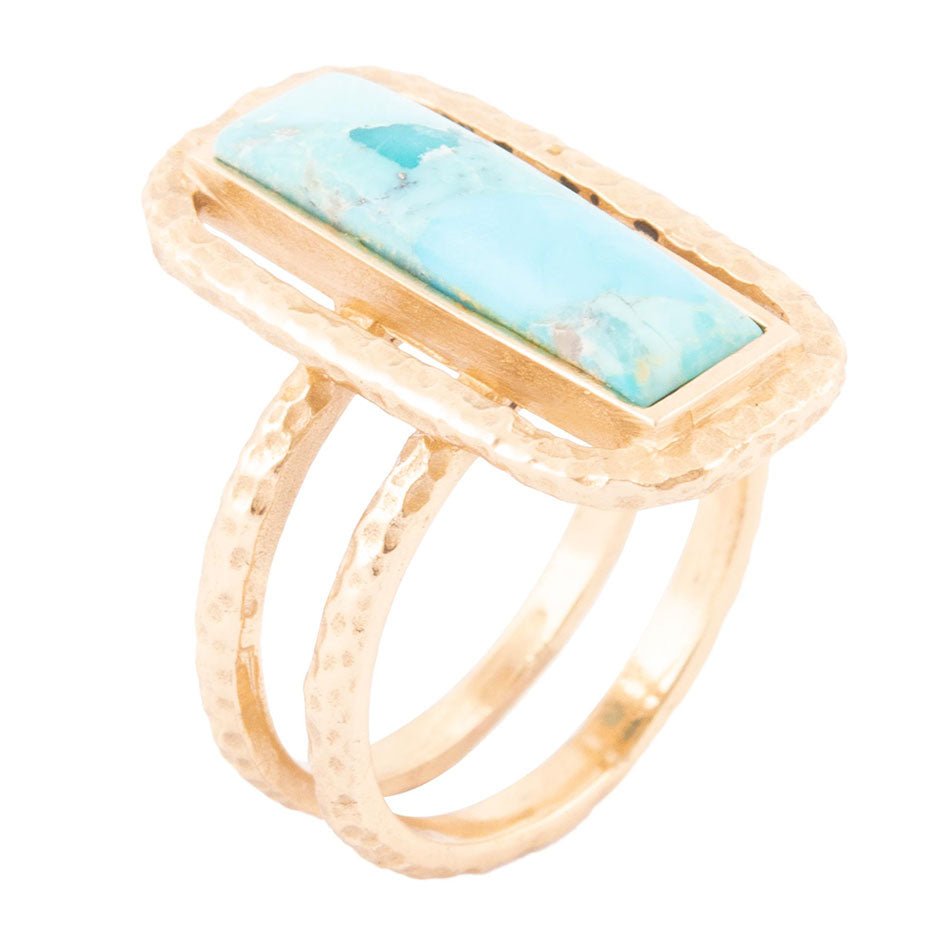 Willa Blue Turquoise Statement Ring - Barse Jewelry