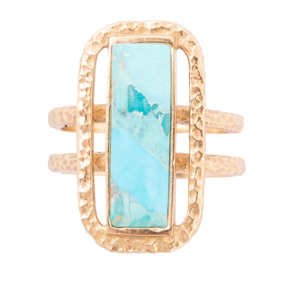 Willa Blue Turquoise Statement Ring - Barse Jewelry