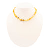 Yellow Opal Nugget Knotted Golden Necklace - Barse Jewelry