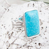 Zion Blue Turquoise and Sterling Silver Ring - Barse Jewelry