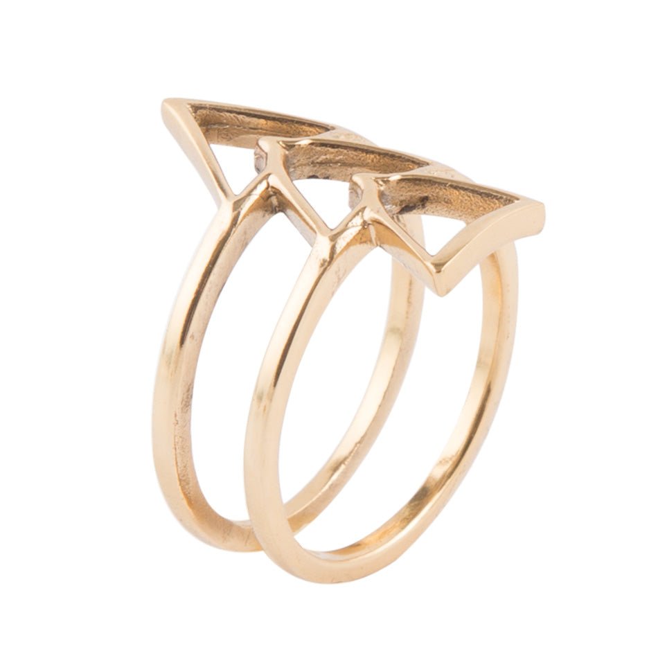 1,2,3 Go Bronze Ring - Barse Jewelry