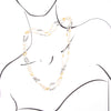 Natural Shine Grey Agate Endless Necklace