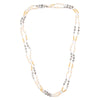 Natural Shine Grey Agate Endless Necklace