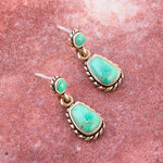 A Perfect Drop Lime Turquoise Post Earring - Barse Jewelry