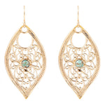 A Touch of Turquoise Statement Earrings - Barse Jewelry