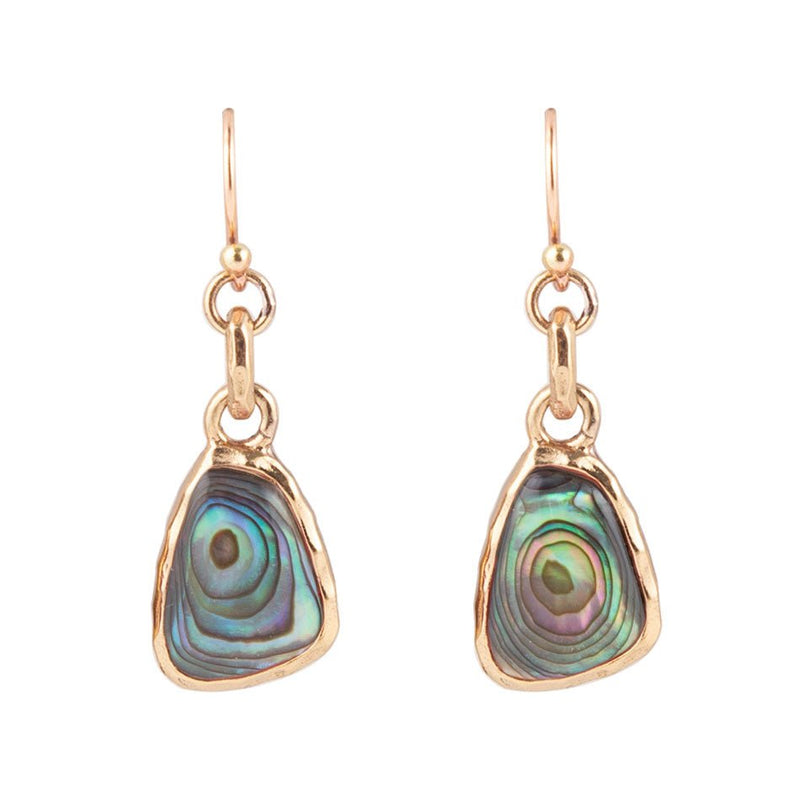 Abalone and Bronze Earrings - Barse Jewelry