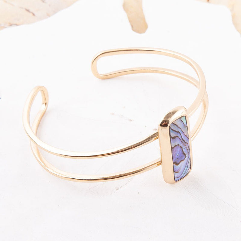 Abalone Slab Cuff Bracelet - Barse Jewelry