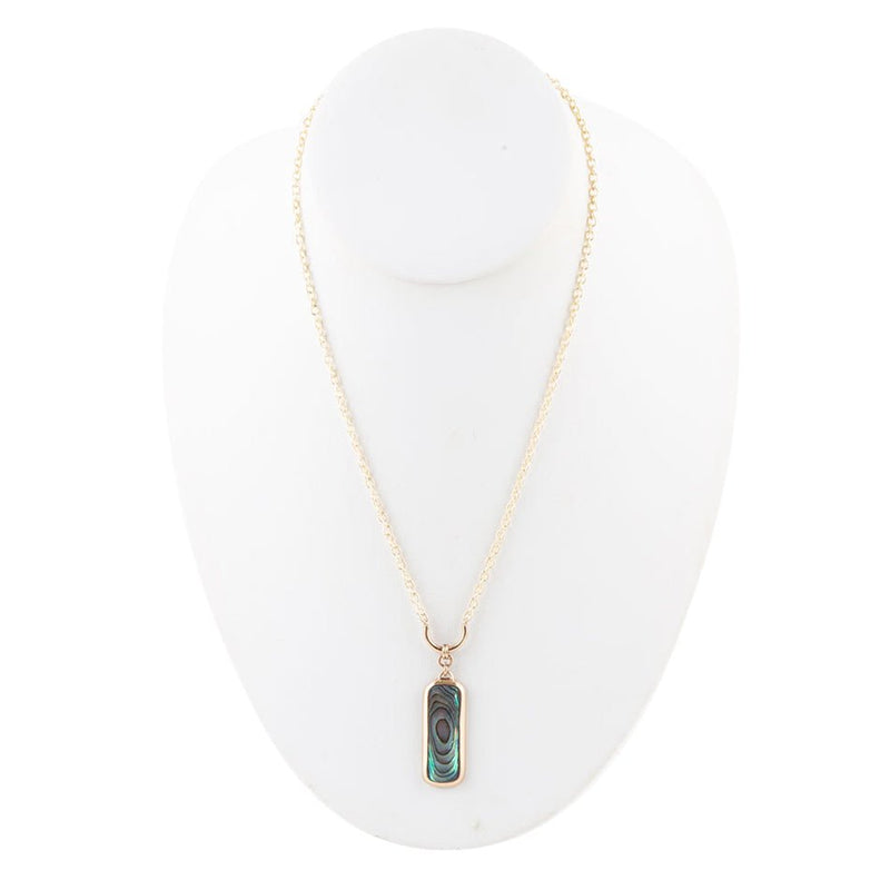 Abalone Slab Necklace - Barse Jewelry