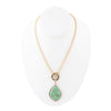 Abby Turquoise and Bronze Pendant Necklace - Barse Jewelry