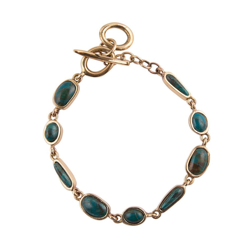Abstract Chrysocolla Adjustable Bracelet - Barse Jewelry
