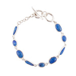 Abstract Lapis Adjustable Bracelet - Barse Jewelry