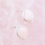 Abstract Pink Opal Post Earrings - Barse Jewelry