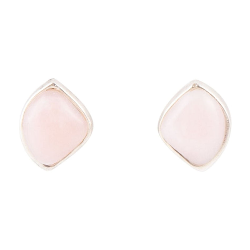 Abstract Pink Opal Post Earrings - Barse Jewelry