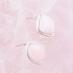 Abstract Pink Opal Post Earrings - Barse Jewelry