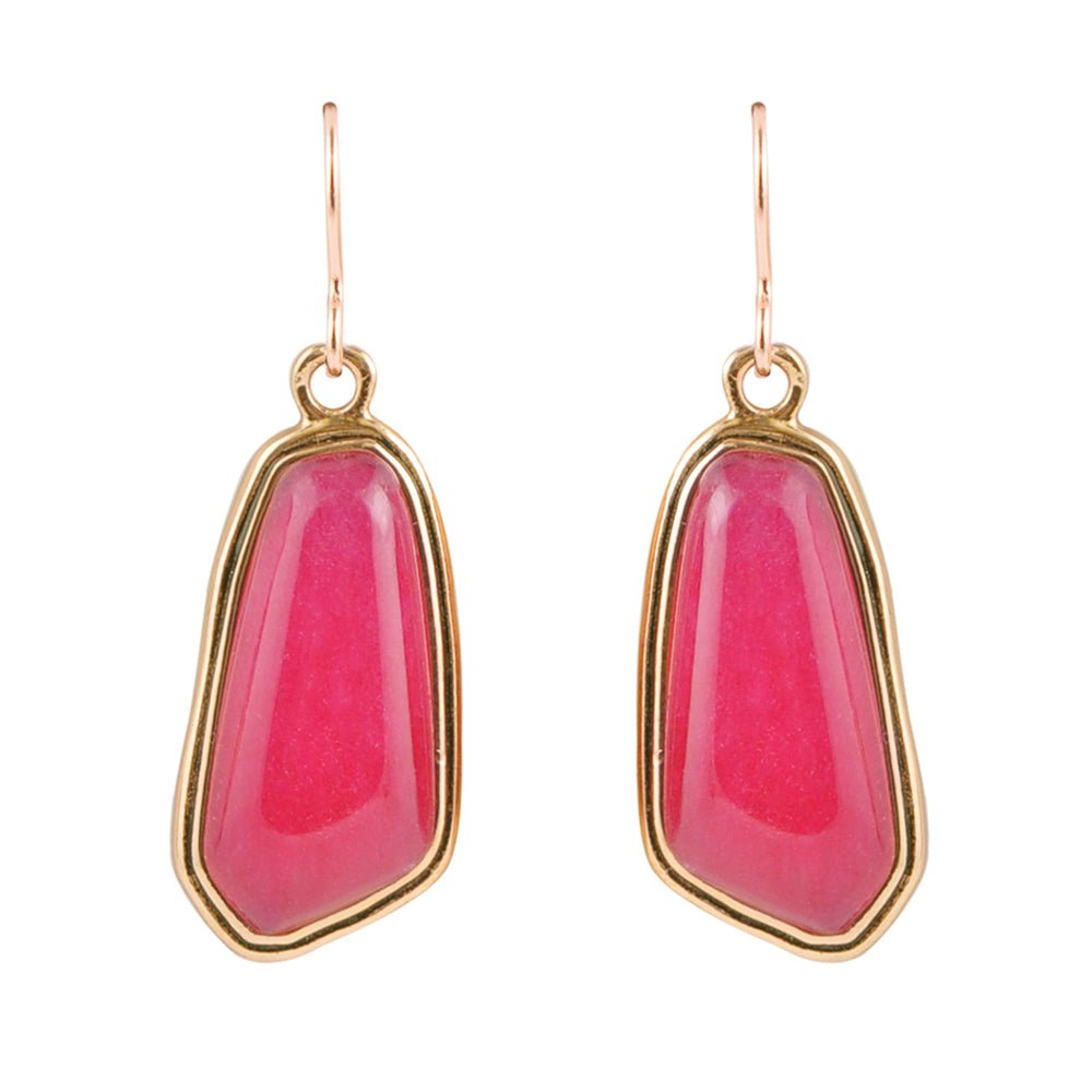 Abstract Quartz Earrings - Barse Jewelry
