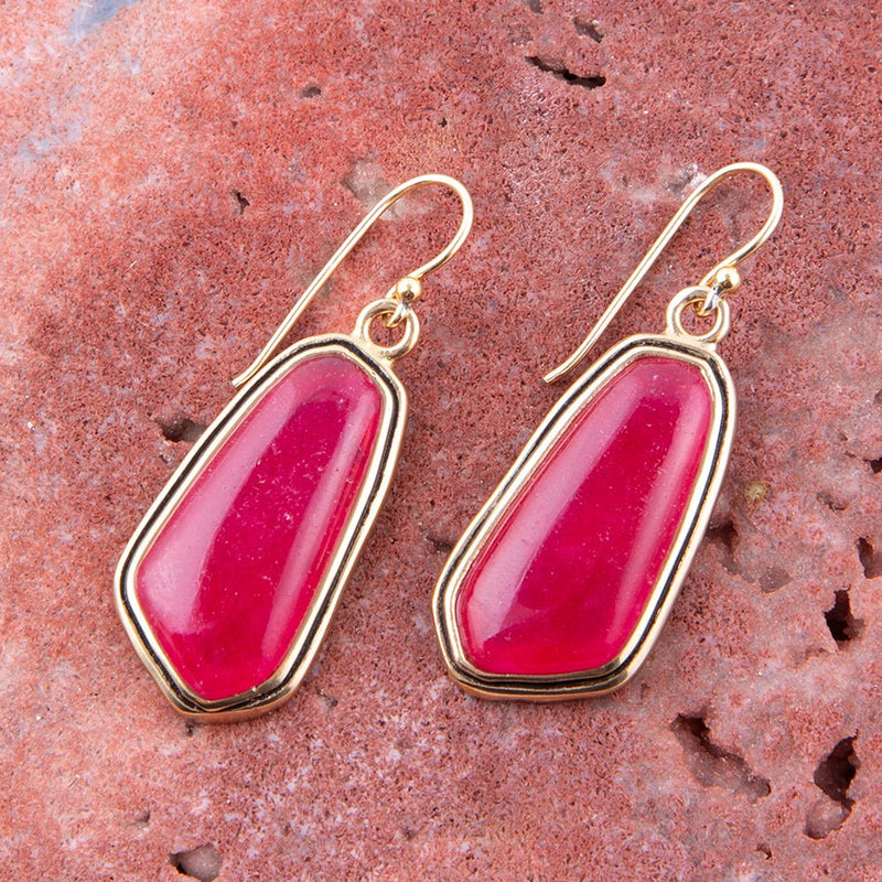 Abstract Quartz Earrings - Barse Jewelry